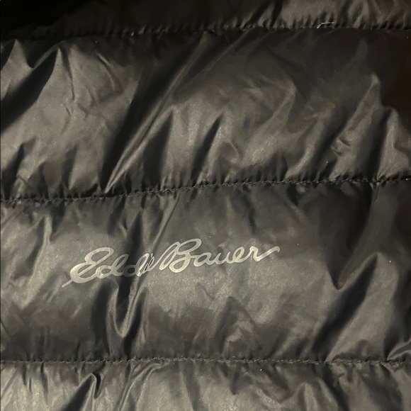 Eddie Bauer Men's Black Quilted Puffer Jacket Medium - Picture 5 of 7